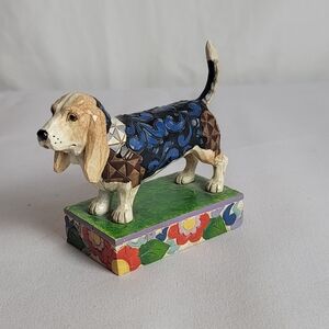 Jim Shore Heartwood Creek "Jethro" Basset Hound figurine